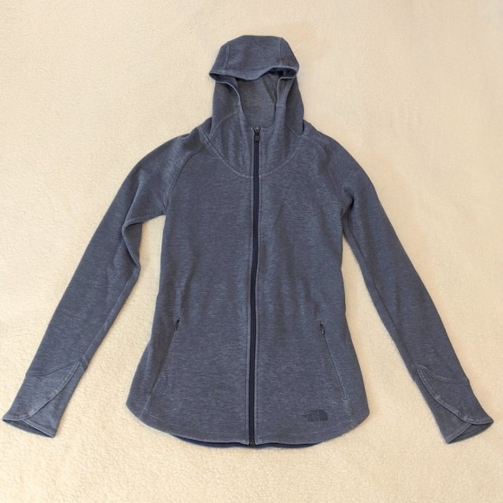 the north face blue/grey jacket